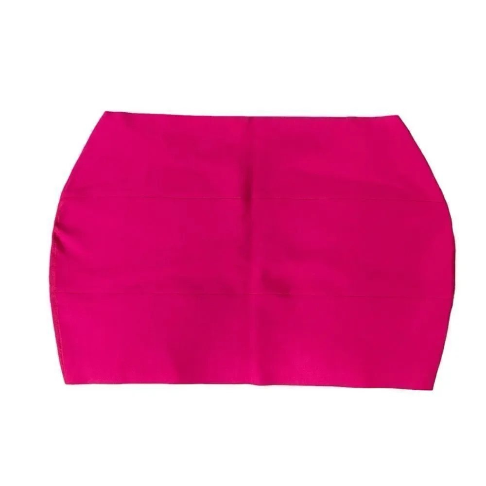 SKIMS Magenta Knit Swim Mini Skirt Sz 4X NWT